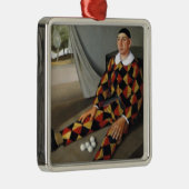 De jongleur (door Antonio Donghi) Metalen Ornament (Rechts)