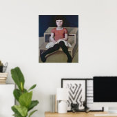 De jongste dochter van de kunstenaar poster (Thuiskantoor)