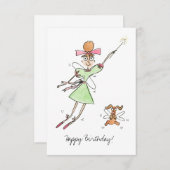 De jongste verjaardag van een klein meisje (Voorkant / Achterkant)