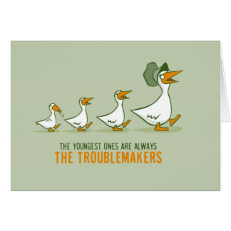 De jongste zijn altijd de troebels.