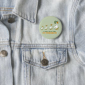 De jongste zijn altijd de troebels. ronde button 5,7 cm (In situ)
