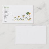 De jongste zijn altijd de troebels. visitekaartje (Voorkant / Achterkant)