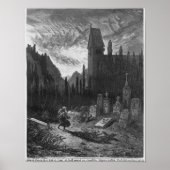 De jood van de zwerver op het kerkhof poster (Voorkant)