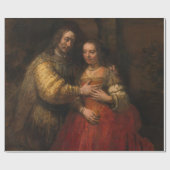 De joodse bride (door Rembrandt) Cadeaupapier (Vlak)