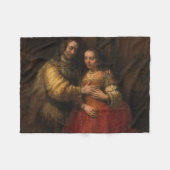 De joodse bride (door Rembrandt) Fleece Deken (Voorkant (Horizontaal))