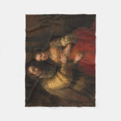 De joodse bride (door Rembrandt) Fleece Deken (Voorkant)