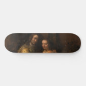 De joodse bride (door Rembrandt) Persoonlijk Skateboard (Horizontaal)