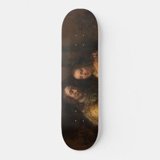 De joodse bride (door Rembrandt) Persoonlijk Skateboard (Voorkant)