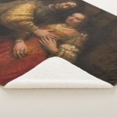 De joodse bride (door Rembrandt) Sherpa Deken (3/4)