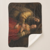 De joodse bride (door Rembrandt) Sherpa Deken (Voorkant)