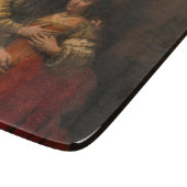 De joodse bride (door Rembrandt) Snijplank (Hoek)