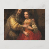 De joodse bride schilderen door Rembrandt Briefkaart (Voorkant)