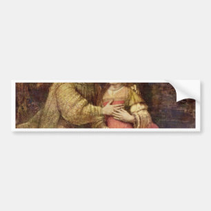 De joodse bride van Rembrandt van Rij Bumpersticker