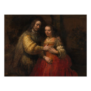 De joodse bride van Rembrandt van Rijn Perfect Poster