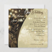 De joodse bruiloft met de Levenslang Night Lights Kaart (Voorkant)