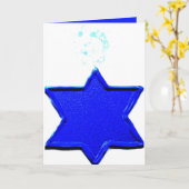 De joodse humor Genie met de sprankelende Davidste Kaart (Gele Bloem)