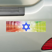 De joodse lichtdoorbraak. bumpersticker (Op auto)