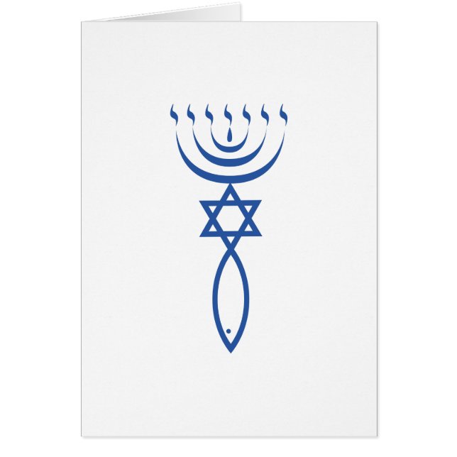 De Joodse Messianische zegel van Jeruzalem (Voorkant)