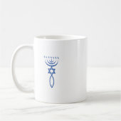 De Joodse Messianische zegel van Jeruzalem Koffiemok (Links)