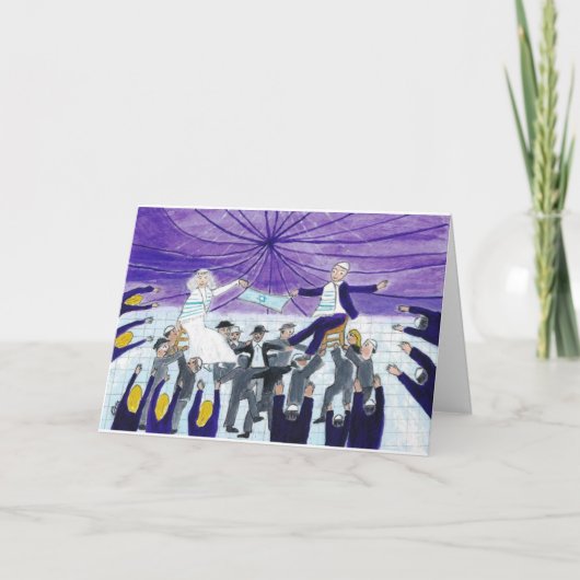 De Joodse Opheffende Bruid en de Bruidegom van het Kaart (Voorkant)