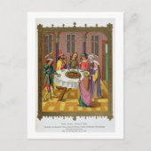 De joodse Passover, facsimile van een 15e-eeuwse m Briefkaart (Voorkant)