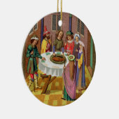 De joodse Passover, facsimile van een 15e-eeuwse m Keramisch Ornament (Rechts)