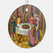 De joodse Passover, facsimile van een 15e-eeuwse m Keramisch Ornament (Links)