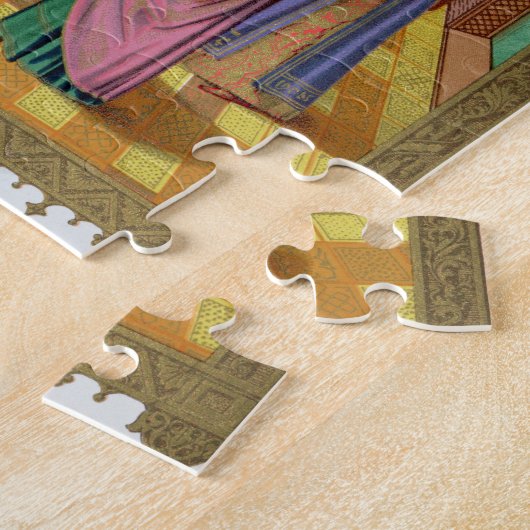 De joodse Passover, facsimile van een 15e-eeuwse m Legpuzzel (Zijkant)