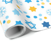 De joodse ster van David Wrapping Paper Cadeaupapier (Rol Hoek)