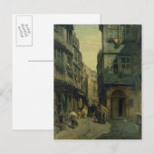 De Joodse wijk in Frankfurt, 1883 Briefkaart (Voorkant / Achterkant)