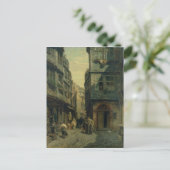 De Joodse wijk in Frankfurt, 1883 Briefkaart (Staand voorkant)