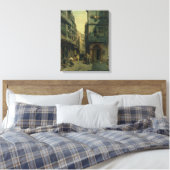 De Joodse wijk in Frankfurt, 1883 Canvas Afdruk (Insitu (Slaapkamer))