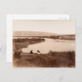 De Jordaan, nabij het Zee van Galilea Briefkaart (Voorkant / Achterkant)