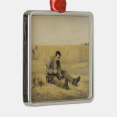 De journalist metalen ornament (Rechts)