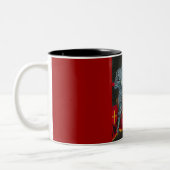 de jouster tweekleurige koffiemok (Links)