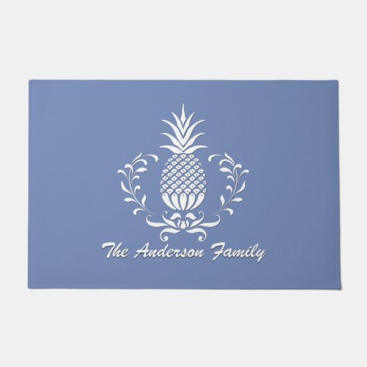 De Jouw tekst & de Kleur van de Ananas van de Deurmat (Voorkant)