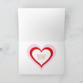 De jouw tekst die van de Valentijnsdag Kaart (Binnen)