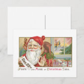 De jouwe en de mijne tijdens de kerstdagen feestdagenkaart (Voorkant / Achterkant)