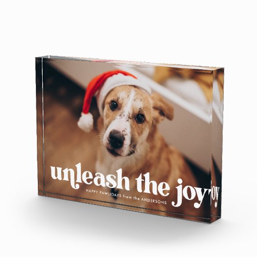 De joy Dog ontketenen Fotoblokken (Rechts)