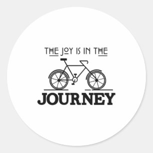 DE JOY IS IN DE REIS RONDE STICKER