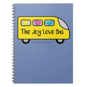 De Joy Love Bus-Logo-laptop Notitieboek (Voorkant)