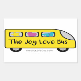 De Joy Love Bus Logo Stickers
