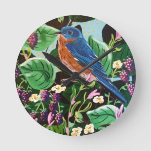 De Joy of Jam Bluebird Ronde Klok