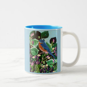 De Joy of Jam Bluebird Tweekleurige Koffiemok