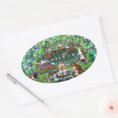 De Joy of Jam Ovale Sticker (Envelop)