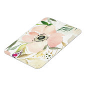 De Joy of White | Waterverf Floral Pattern Magneet (Linkerzijde)