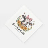 De Joyfull Strawberry Koe Koe liefde Classic T-Shi Servet (Hoek)