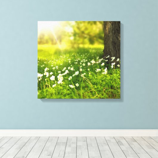 De Joys of Spring Canvas Afdruk (Insitu (Houten vloer))