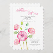 De Joys of Spring Invitation Kaart (Voorkant / Achterkant)