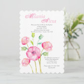 De Joys of Spring Invitation Kaart (Staand voorkant)